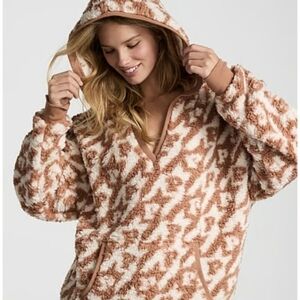 Victoria's Secret Sherpa hoodie Sz Large New